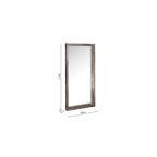 002ROC002 Rocco Mirror Distressed Concrete Effect Veneer 90 X 50cm
