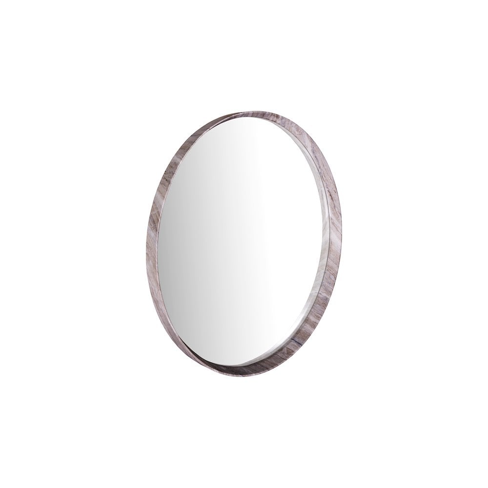 002SEY001 Seyah Mirror Brown Stone Veneer 74cm