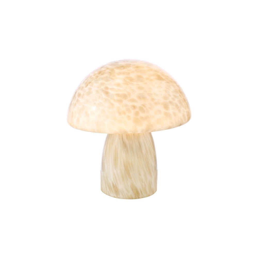 ADD422 Addie Table Lamp White Art Glass