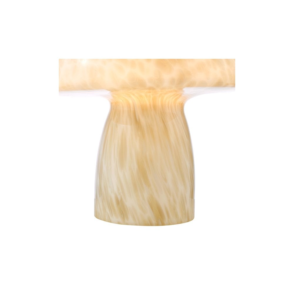 ADD422 Addie Table Lamp White Art Glass