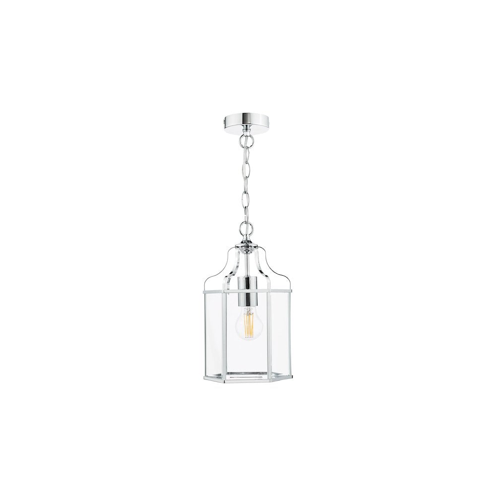 ALE8650 Aled Pendant Polished Chrome and Glass