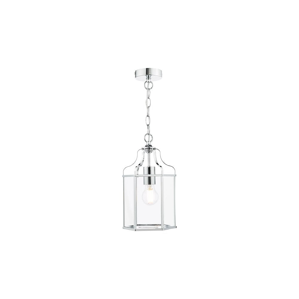 ALE8650 Aled Pendant Polished Chrome and Glass