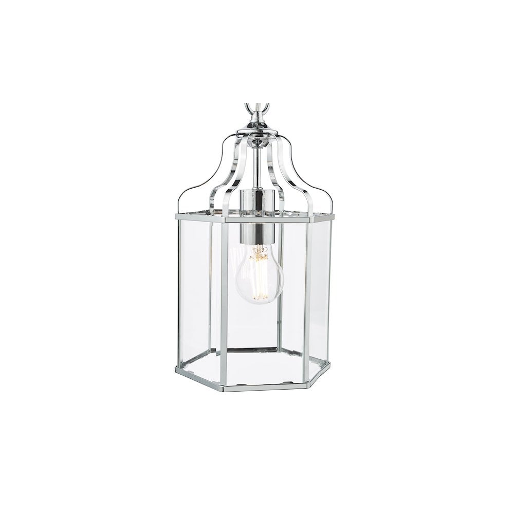 ALE8650 Aled Pendant Polished Chrome and Glass