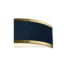 ALV0723 Alvaro Wall Light Brushed Brass With Blue Shade