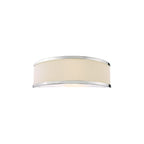 ALV0733 Alvaro Wall Light Polished Chrome With Ivory Shade