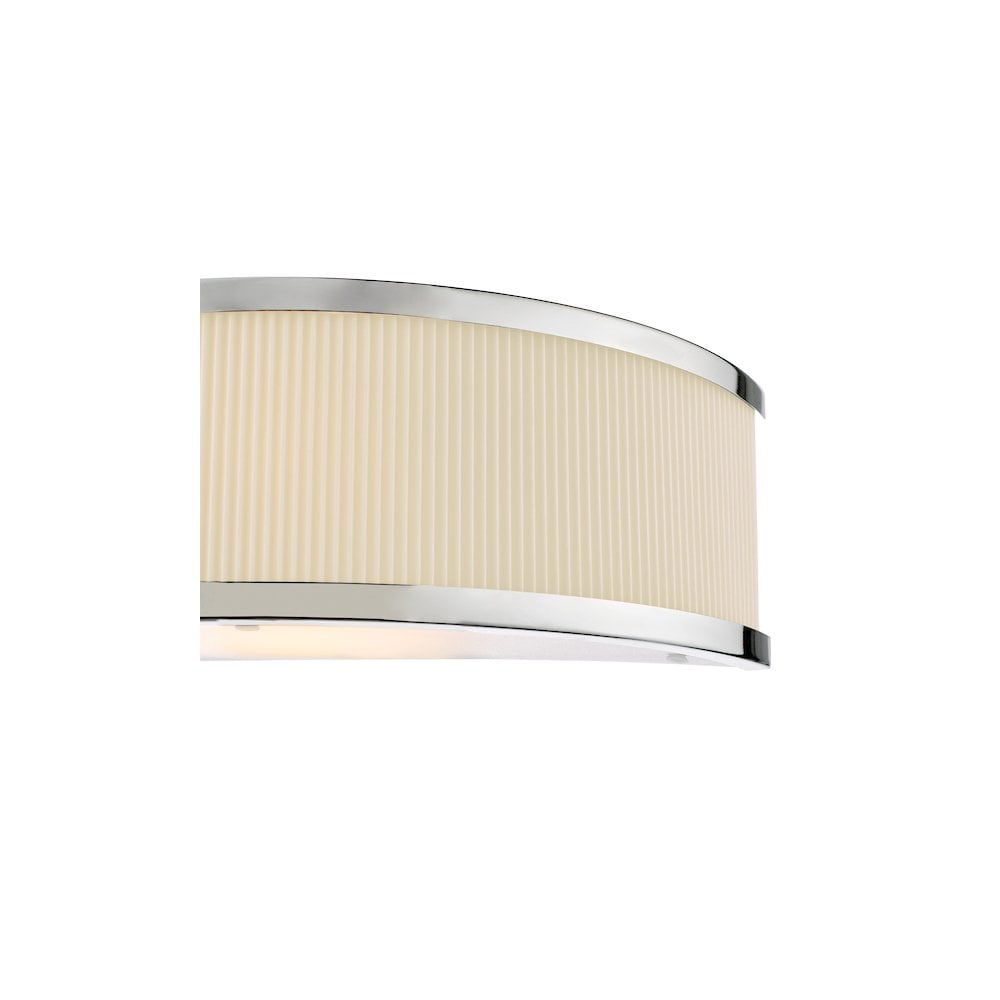 ALV0733 Alvaro Wall Light Polished Chrome With Ivory Shade