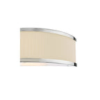 ALV0733 Alvaro Wall Light Polished Chrome With Ivory Shade