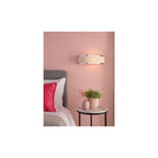 ALV0733 Alvaro Wall Light Polished Chrome With Ivory Shade