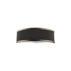 ALV0739 Alvaro Wall Light Antique Bronze With Brown Shade (S)