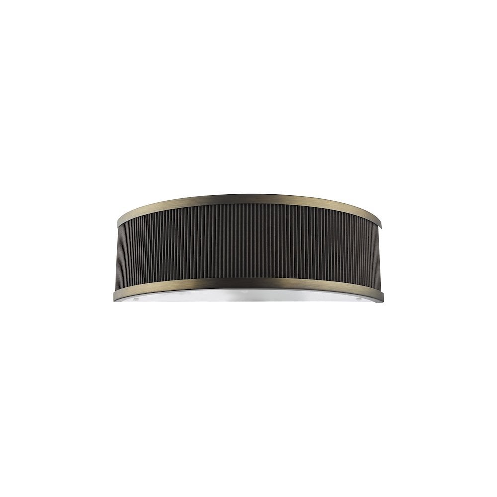 ALV0739 Alvaro Wall Light Antique Bronze With Brown Shade (S)