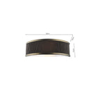 ALV0739 Alvaro Wall Light Antique Bronze With Brown Shade (S)
