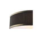 ALV0739 Alvaro Wall Light Antique Bronze With Brown Shade (S)