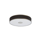 ALV6439 Alvaro 6 Light Flush Antique Bronze With Brown Shade