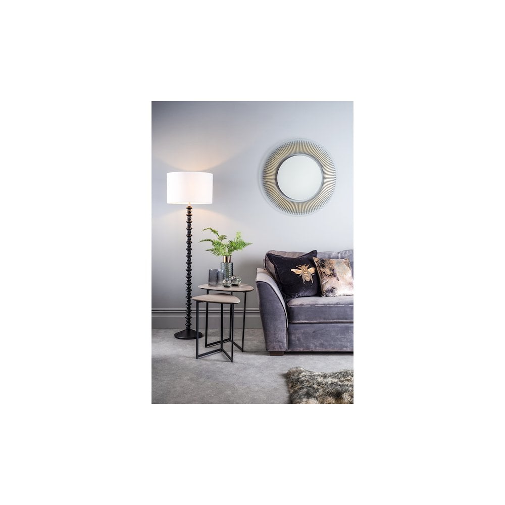 AZA4922-PYR182 Azana Floor Lamp Matt Black With Shade
