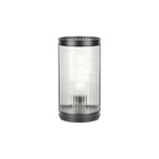 BIA4222 Bianka Table Lamp Matt Black and Ribbed Glass