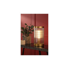 BIA4263 Bianka Table Lamp Bronze and Ribbed Glass (S)