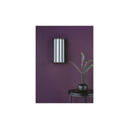 CAG0722 Cagliari Wall Light Matt Black With Ivory Shade