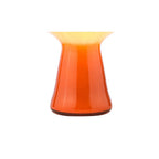 CHR4211 Chrissy Table Lamp Orange Art Glass