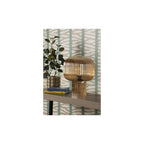 DEM4206 Demarius Table Lamp Amber Ribbed Glass