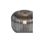 DEM4210 Demarius Table Lamp Smoked Ribbed Glass