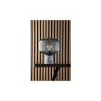 DEM4223 Demarius Table Lamp Blue Ribbed Glass
