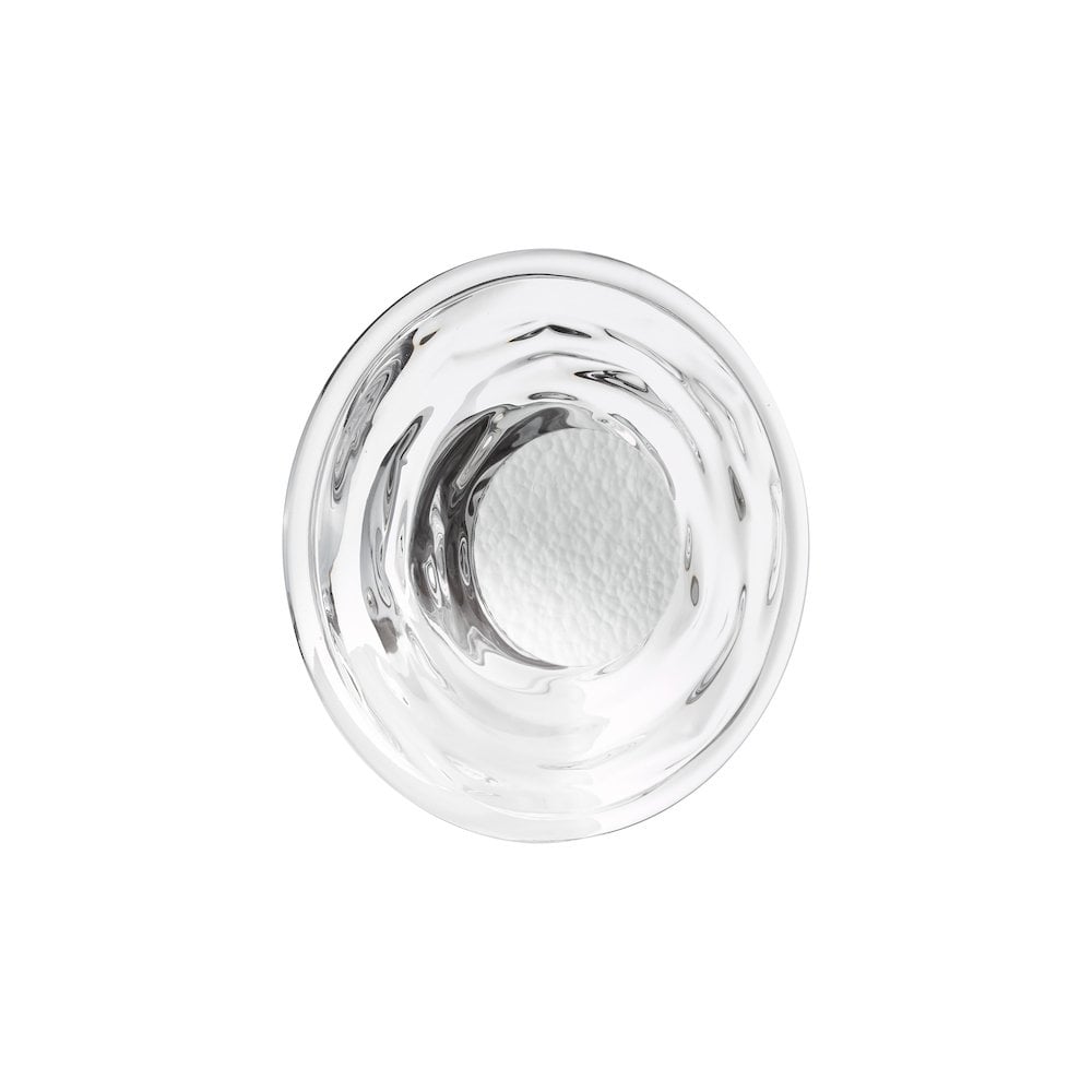 DEW0750 Dewey Wall Light Textured Glass and Polished Chrome LED