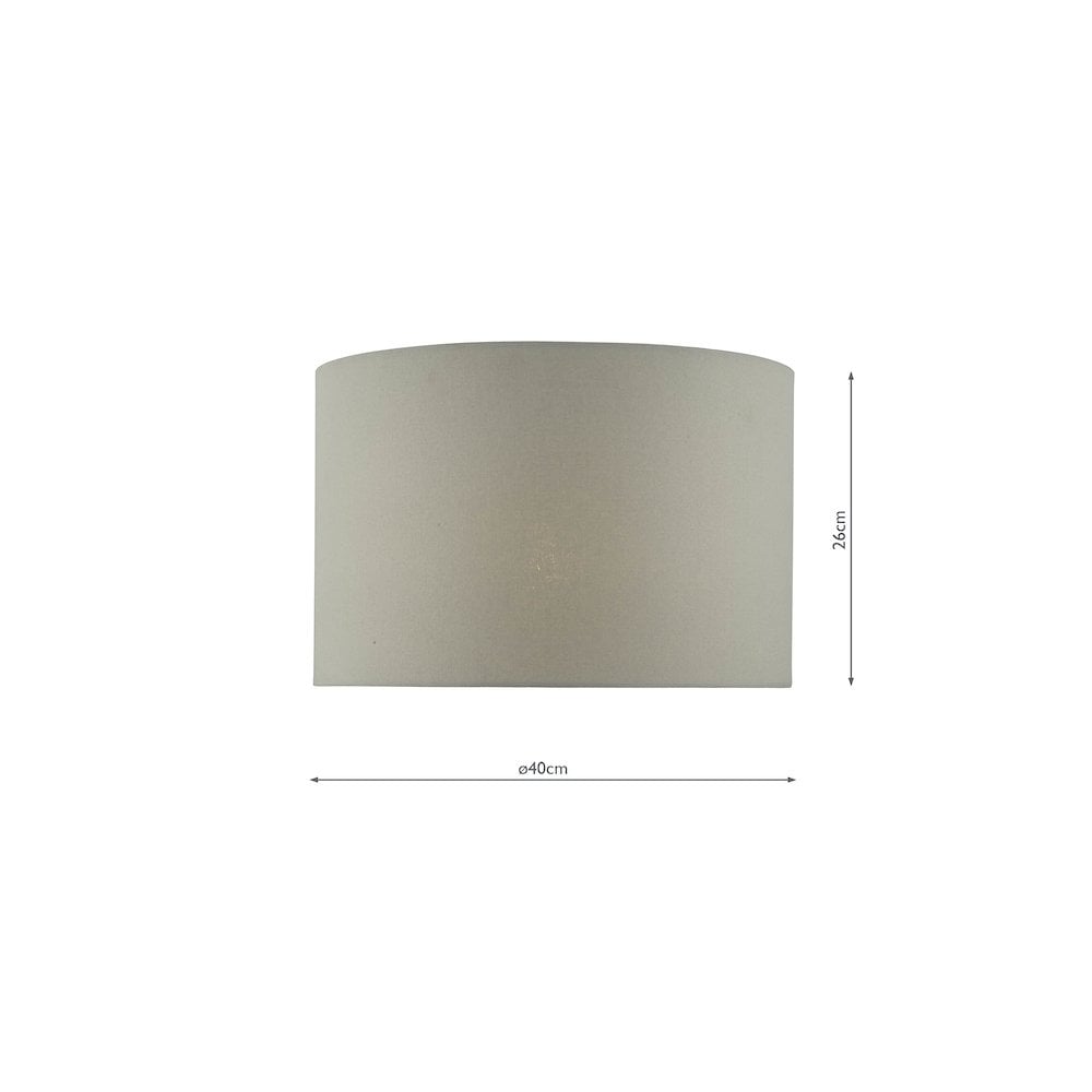 EDL422-CAS1639 Edlyn Table Lamp White Reactive Glaze With Shade