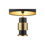 ELW4254 Elwyn Table Lamp Satin Gold and Satin Black With Shade