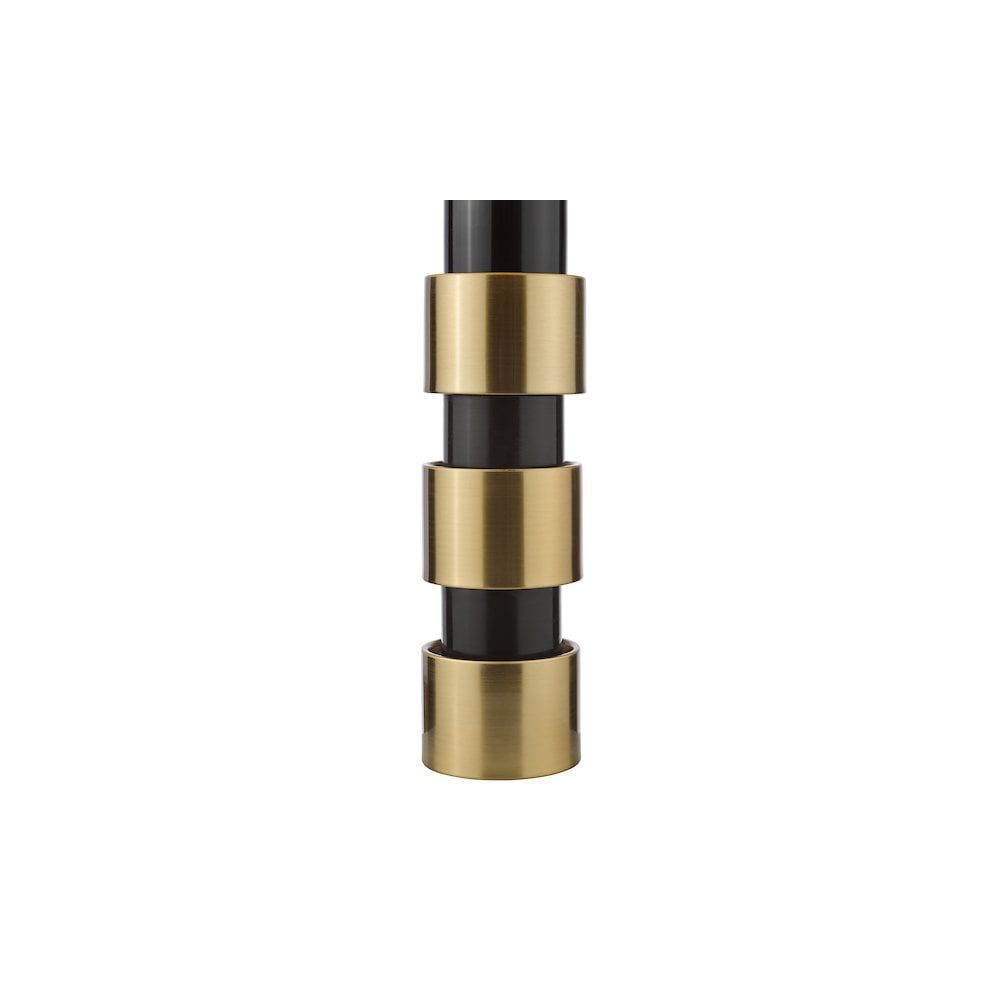 ELW4254 Elwyn Table Lamp Satin Gold and Satin Black With Shade