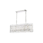 ENT2338 Entwine 10 Light Bar Pendant Polished Nickel and Crystal