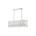ENT2338 Entwine 10 Light Bar Pendant Polished Nickel and Crystal