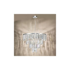 FUE0550 Fuentes 5 Light Pendant Polished Chrome and Crystal