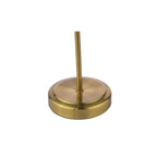 GLY4263 Glynis Table Lamp Antique Bronze and Ribbed Glass