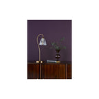 GLY4263 Glynis Table Lamp Antique Bronze and Ribbed Glass