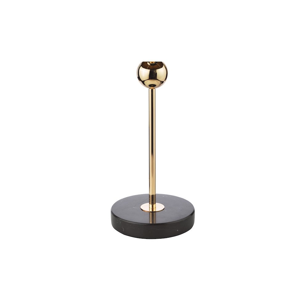 JIL4222 Jillian Table Lamp Marble and Polished Gold With Shade