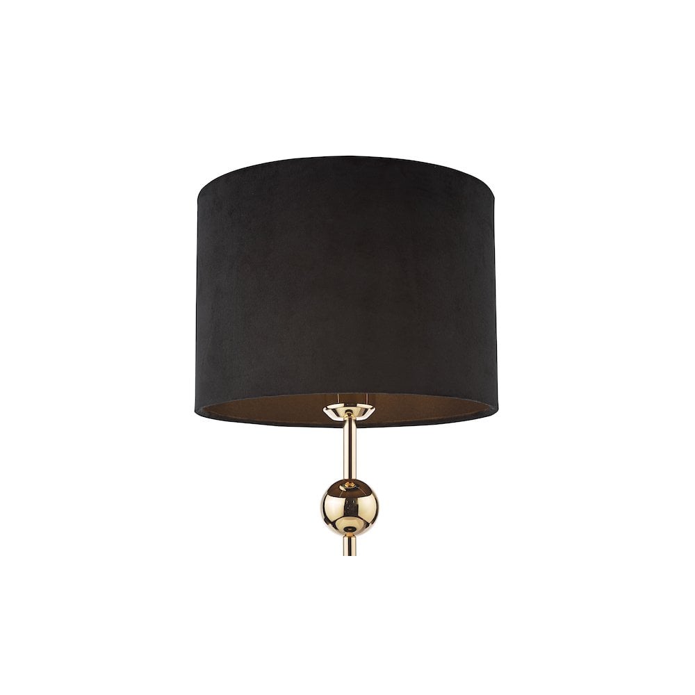 JIL4222 Jillian Table Lamp Marble and Polished Gold With Shade
