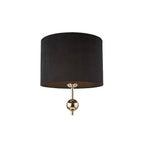 JIL4222 Jillian Table Lamp Marble and Polished Gold With Shade
