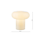 KAJ422 Kaja Table Lamp White Glass