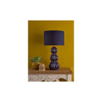 LOR4223 Lorelai Ceramic Table Lamp Blue With Shade