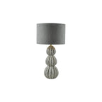 LOR4239 Lorelai Ceramic Table Lamp Grey With Shade