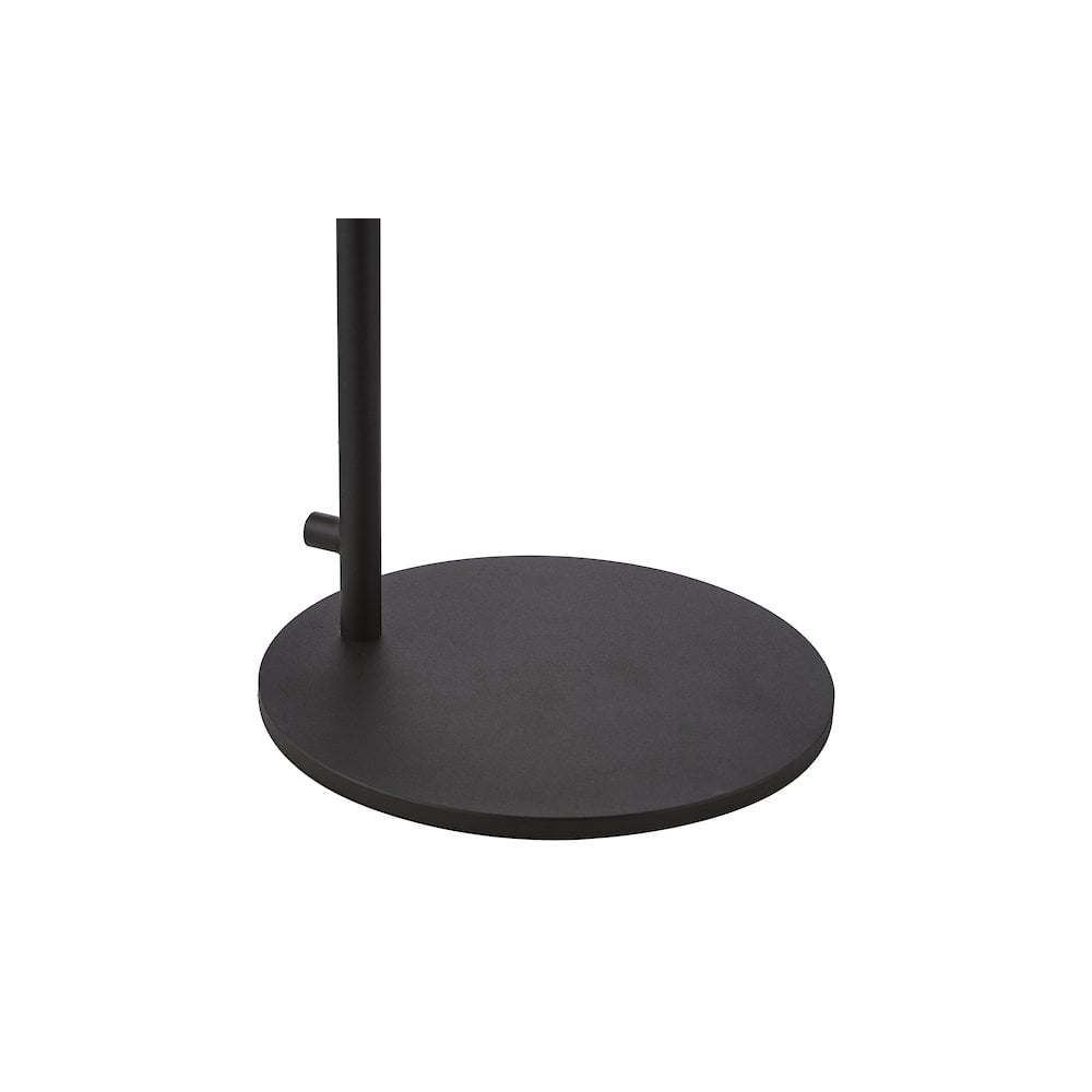 LYC4222 Lycia Table Lamp Matt Black and Smoked Ombre Glass