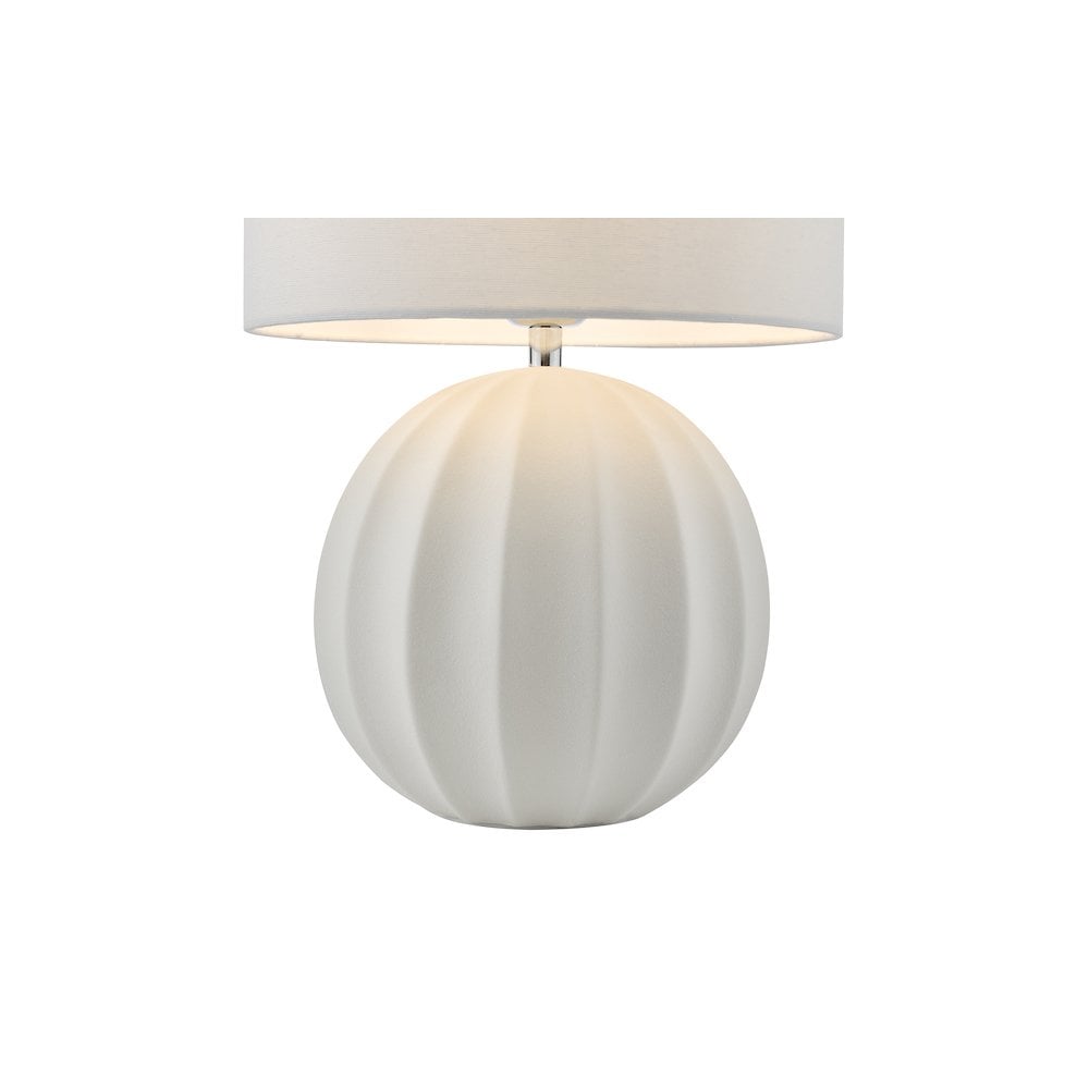 MAV4233 Mavis Ceramic Table Lamp Cream With Shade