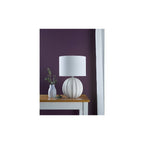 MAV4233 Mavis Ceramic Table Lamp Cream With Shade