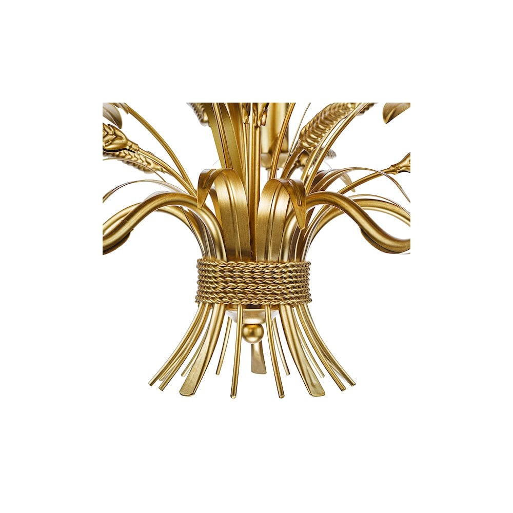 PHA0535 Phaedra 5 Light Pendant Gold