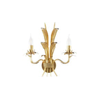 PHA0935 Phaedra 2 Light Wall Light Gold