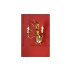 PHA0935 Phaedra 2 Light Wall Light Gold