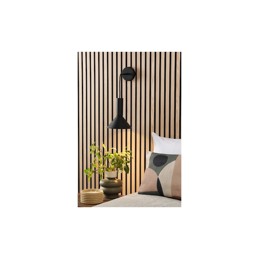 RAG0122 Ragnar Pendant/Wall Light Satin Black