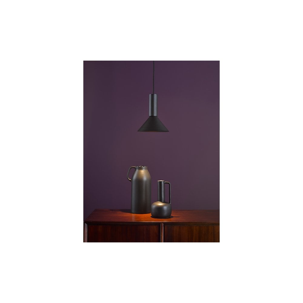 RAG0122 Ragnar Pendant/Wall Light Satin Black