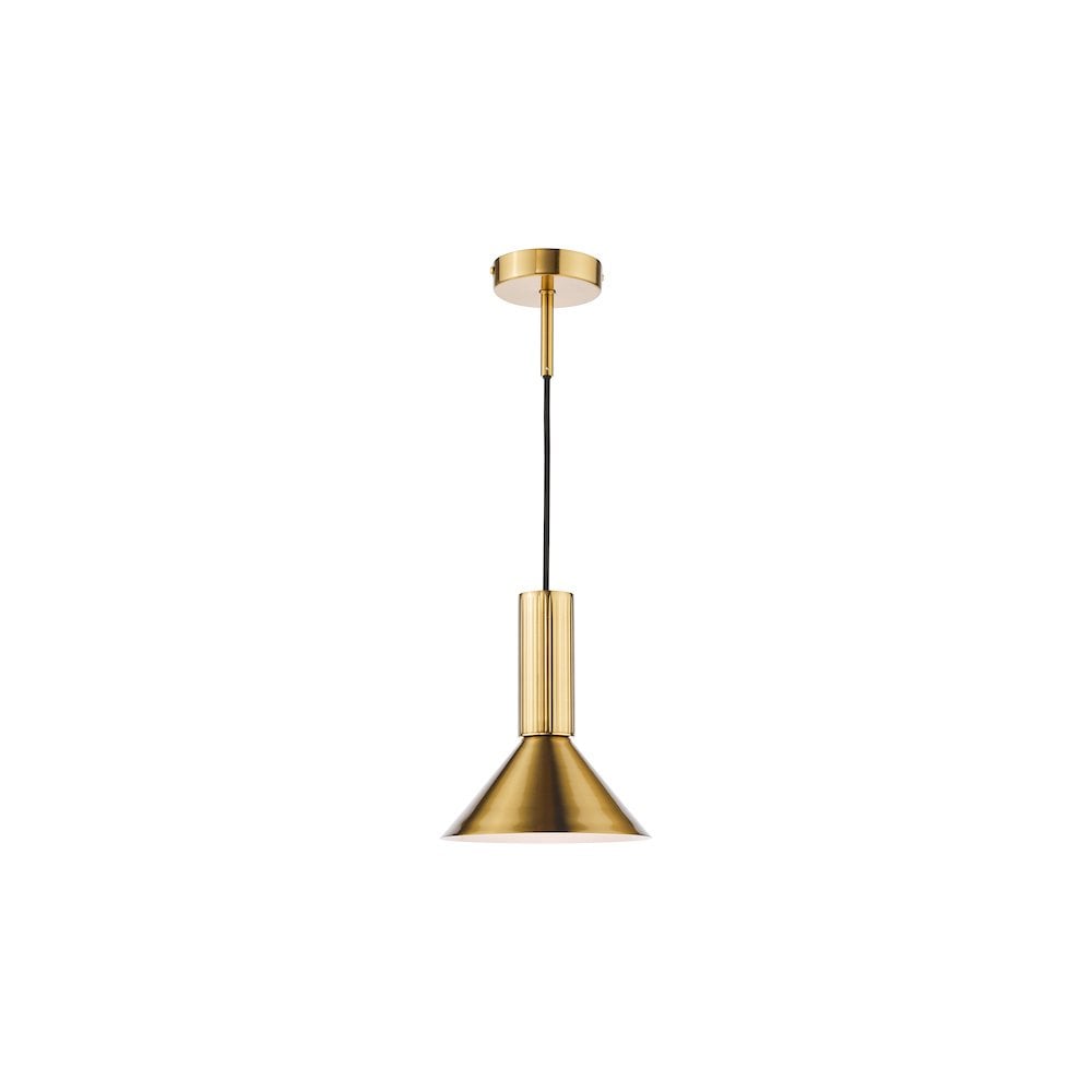 RAG0140 Ragnar Pendant/Wall Light Natural Brass