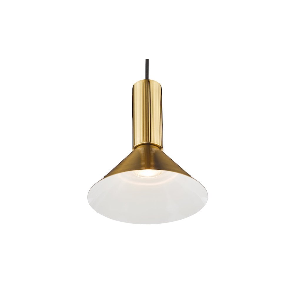 RAG0140 Ragnar Pendant/Wall Light Natural Brass